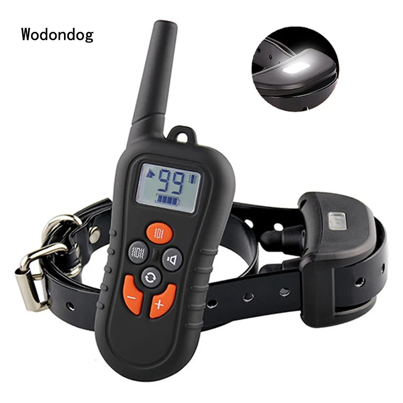 

500M Dog Training Collar Waterproof Rechargeable Dog Double-click Vibration Electronic Remote Training Collar with 99 Levels