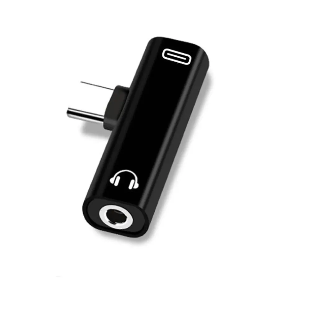 

2 In 1 Type C To 3.5mm Jack Earphone Charging Converter USB Type-C Audio Adapter for Xiaomi 6 Huawei P10 Mate 20 Type C Phones