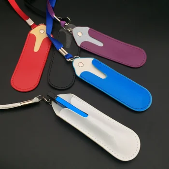 

Electronic cigarette recording pen MP3 PU leather carrying lanyard bag POD portable cover case for vape EGO JUU JUL REXL 5pcs