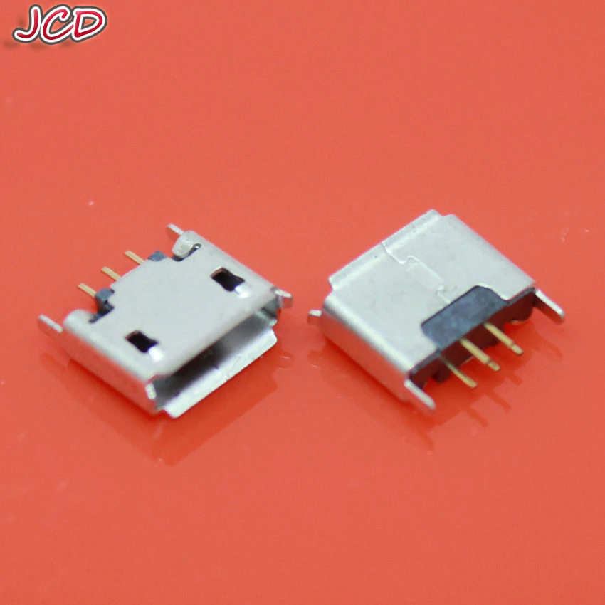 

JCD 20 pcs Vertical MICRO mini USB 5pin female seat 180 degrees jack 5P Direct plug-in USB connector 5 Pin Micro USB Connector