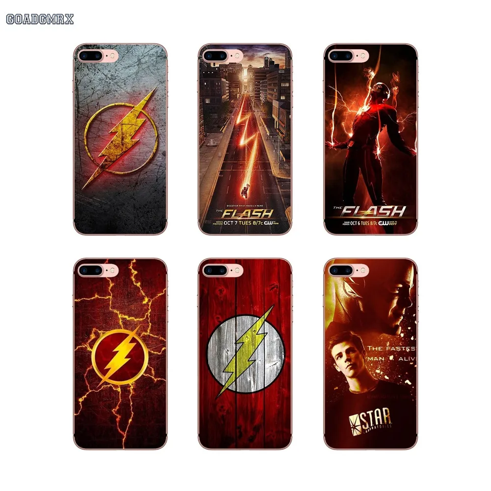 

Soft Transparent Cases Covers Movie The Flash Comics For Huawei P Smart P8 P9 P10 Lite Y6 Y7 Y9 Prime Y6 Pro 2017 2018 2019