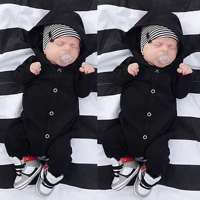 Комбинезон для новорожденных из хлопка с длинным рукавом и капюшоном|newborn baby|newborn
