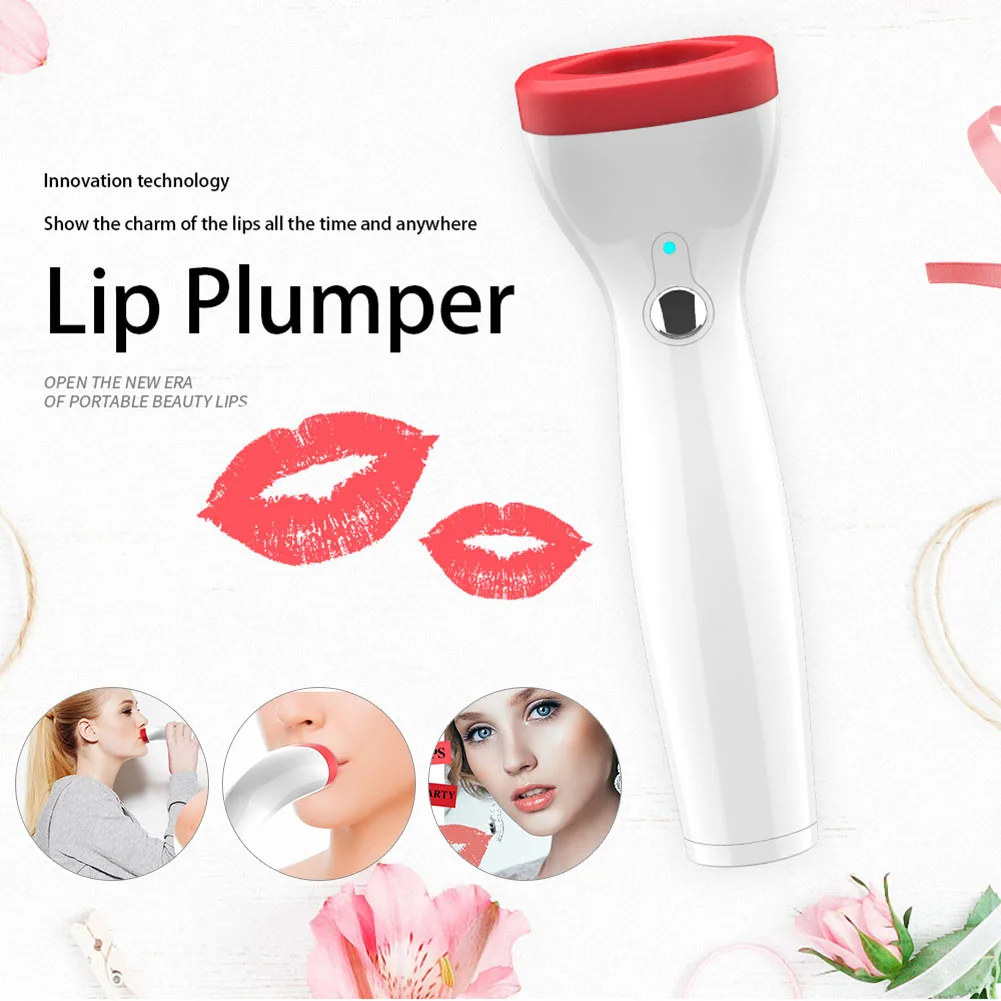 Hot Automatic Lip Plumper Electric Plumping Device Fuller Bigger Thicker Lips for Women wyt77