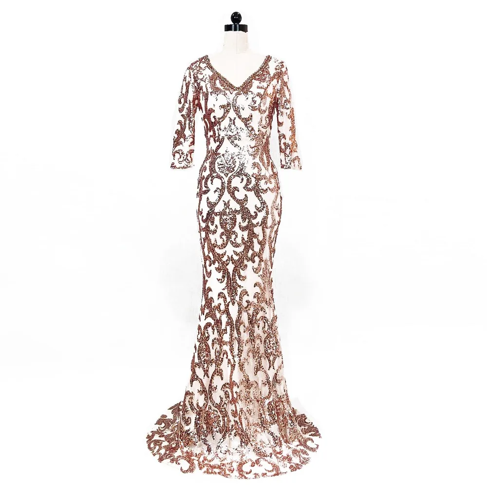 Женское платье до щиколотки Vestidos Mujer Длинное Элегантное приталенное с v образным