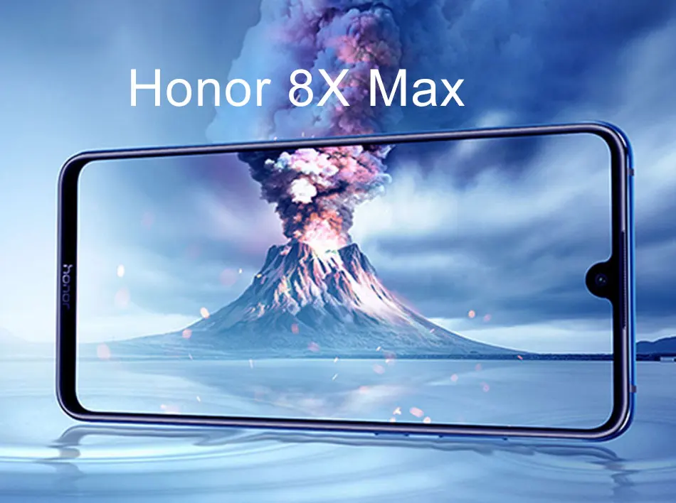 Новый мобильный телефон Honor 8X Max 4 г LTE ГБ оперативная память 128 Встроенная Snapdragon 636 Octa Core Смартфон 5000 мАч батарея 16.0MP + 2.0MP