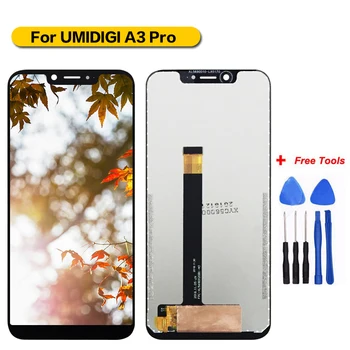 

For UMI A3 Pro LCD Display+Touch Screen Assembly 100% Teted for UMI A3 Pro Display Lcd Spare Parts+Free Tools