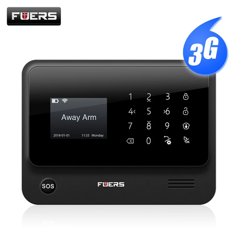 FUERS G90B 3G WIFI беспроводная домашняя бизнес система охранной сигнализации