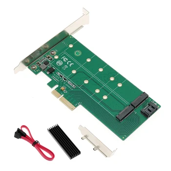 

M.2 NVMe SSD NGFF to PCIE X4 Adapter card M Key B Key dual interface M.2 SSD PCIe Card