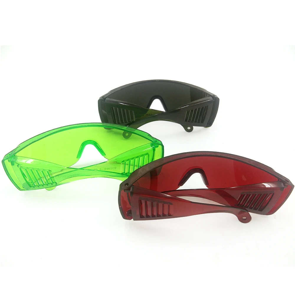 1 комплект, красные/зеленые/темно-зеленые очки, лазерные защитные очки, 190нм до 540нм, лазерные защитные очки с бархатной коробкой