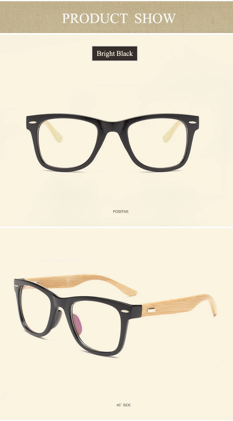 Индивидуальные Дизайнерские бамбуковые оправы для очков для женщин и мужчин, оригинальные деревянные очки ручной работы, классические очки для близорукости, оптическая оправа