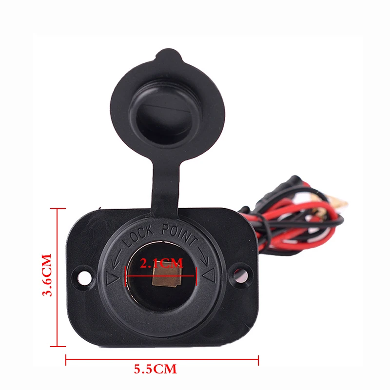 Izlancer 12v розетка для автомобильного прикуривателя с высококачественной жгутом