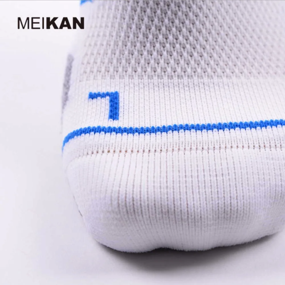 1 Pair Professional Coolmax Quick Dry Mens (39-44) Jogging Socks Thick Compression (us7-10) Running Sock Basketball Sport Meias
