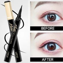 Профессиональная жидкая подводка для глаз 24 часа стойкая Водостойкая Подводка для глаз карандаш легко носить