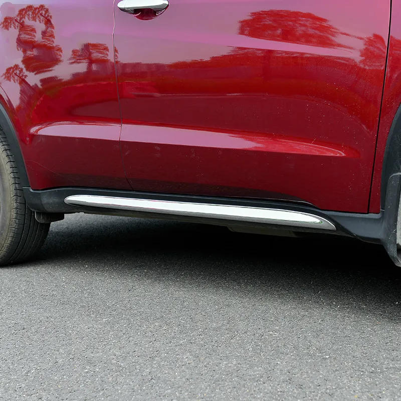 

ACCESSORIES FIT FOR 2014 2015 2016 HONDA HR-V HRV VEZEL CHROME SIDE SKIRT DOOR LINING BODY MOULDING TRIM COVER