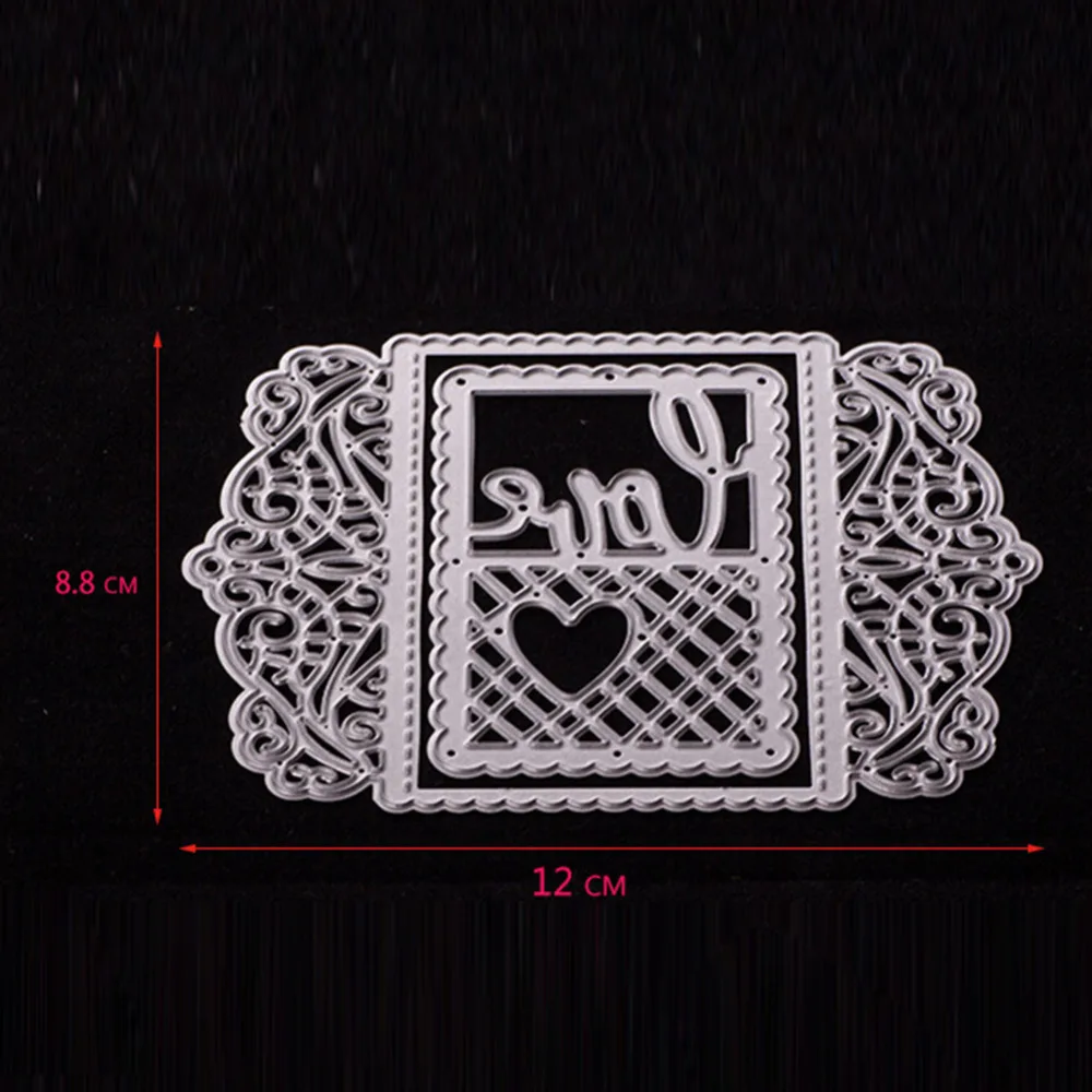 Wedding Card Metal Cutting Dies Metal Scrapbook Embossing Die Stencils