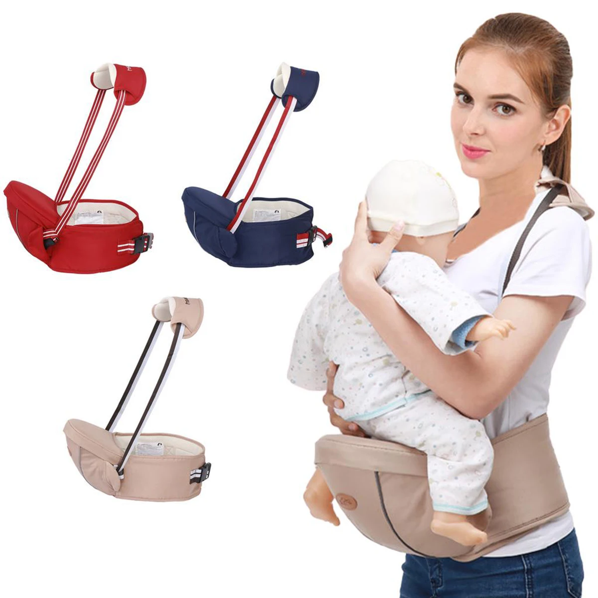 Дышащая Сумка-Кенгуру Hipseat от 0 до 36 месяцев Детские слинг стулообразные ходунки удерживающий пояс кенгуру ремень дети младенческой бедра сиденье