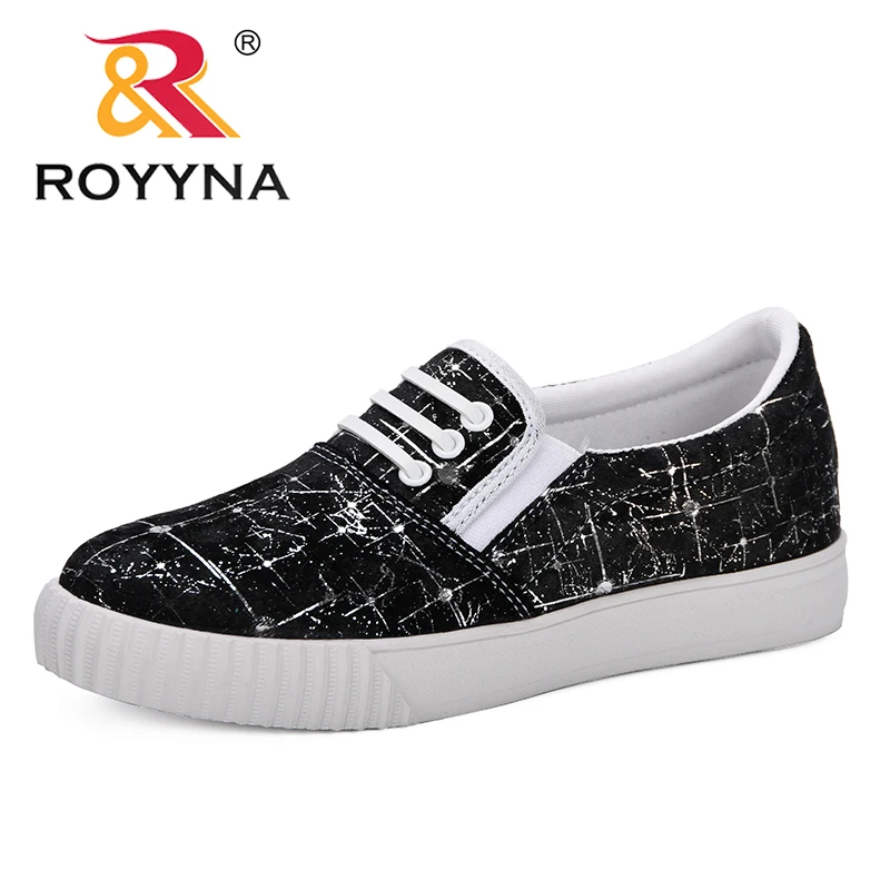 

ROYYNA 2019 Spring Fashion Breathble Vulcanized Shoes Women Platform Slip-On Casual Comfortable Tenis Feminino Zapatos De Mujer