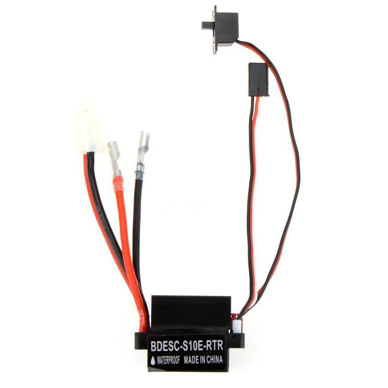 

High Volt 320a Brushed Esc Speed Controller Waterproof For Rc1/10 Car Boat Parts
