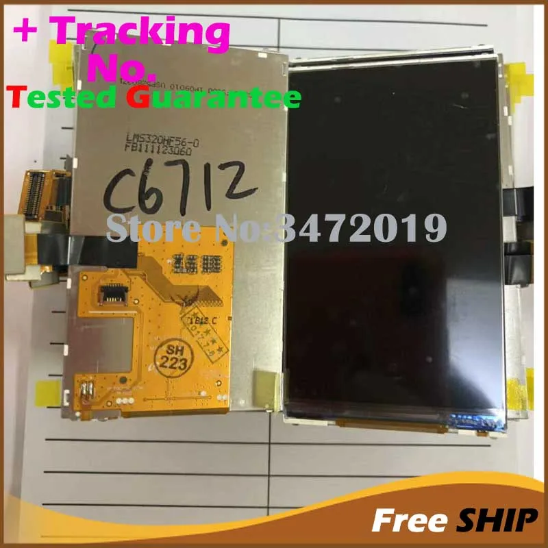 

Tested For Samsung C6712 GT-C6712 LCD Display Screen (NO Touch Screen) Digitizer Replacement Repair Parts +Track No.1pc