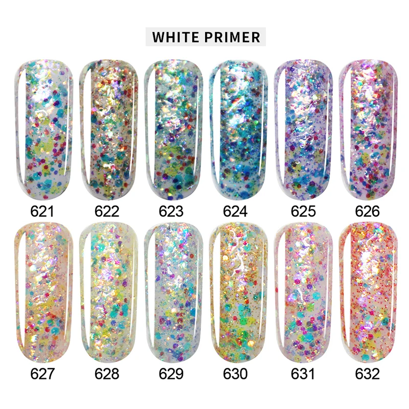 Новейший Алмазный Блестящий Гель лак для ногтей супер Сияющий УФ светодиодный