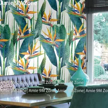 Туя бледно-голубые и зеленые растения и листья цветы художественный узор настенные покрытия обои для декора стен в гостиной