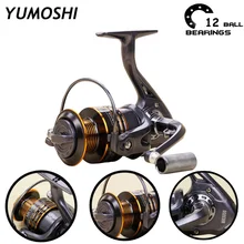 12BB Рыболовные катушки 5,5: 1 металлические провода чашки рыболовные катушки 2000-7000 Карп правая левая рука металлические провода чашки рыболовные катушки