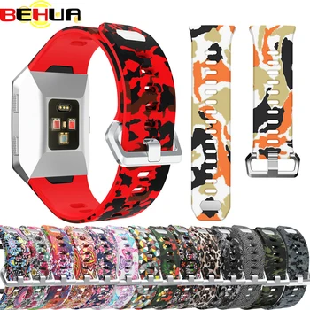 

Colorful straps For Fitbit Ionic Smart watch accessories Adjustable replacement Bangle Silicone Wristband strap band bracelet