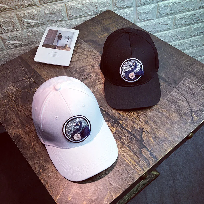 3 цвета летние Фирменная Новинка Хлопок Hat Черный лебедь Snapback шапки унисекс эксклюзивный выпуска Канье Уэст Йе Hat