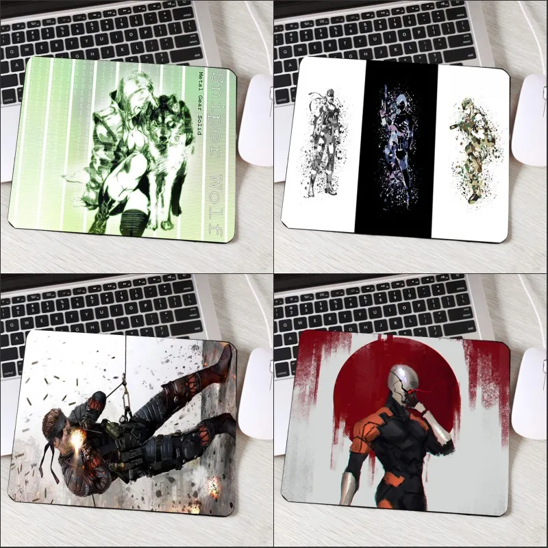 

Congsipad Hot Video Game Metal Gear Solid mousepad Small Size mouse Mat Pad To Pc Computer Notebook Table Mats Easy To Carry