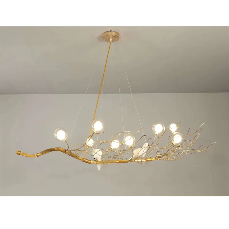 Us 152 87 9 Off Retro Iron Branch Led Pendant Chandeliers Re Dining Room Chandelier Lighting Bird Nest Hanging Lights Fixture In Us 152 87 9 Off Retro Iron Branch Led Pendant Chandeliers Re Dining Room Chandelier Lighting Bird Nest Hanging Lights Fixture In