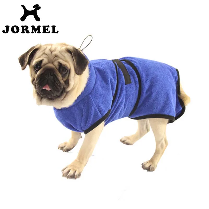 JORMEL 2019 товары для домашних животных халат собак теплая одежда супервпитывающее