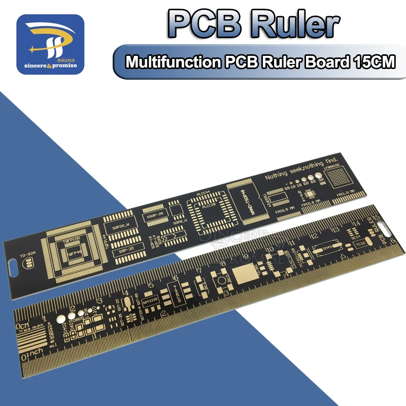 PCB Reference Ruler for Electronic Engineers PCB Ruler Measuring Tool 15cm