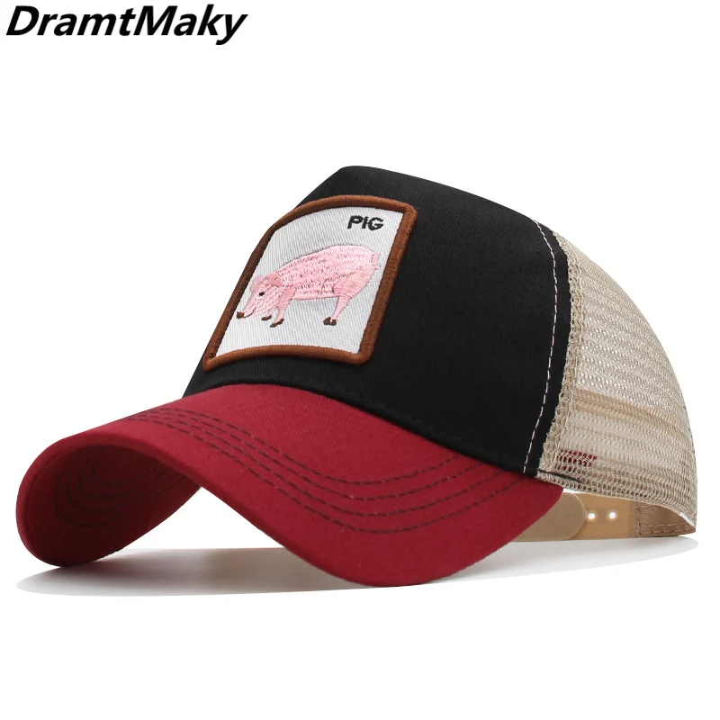 pig baseball cap