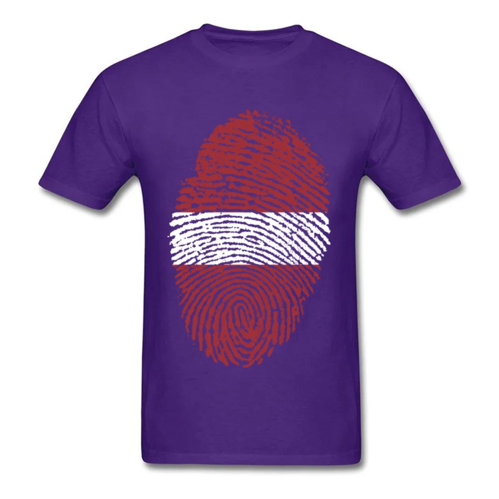 Latvia Flag Fingerprint_purple