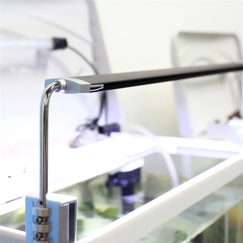 

2019 Aquatic Plant Light Fish Tank LED Lighting Sterilization Lighting Lamp for Aquarium Extendable Hanging Style 360 Rotation