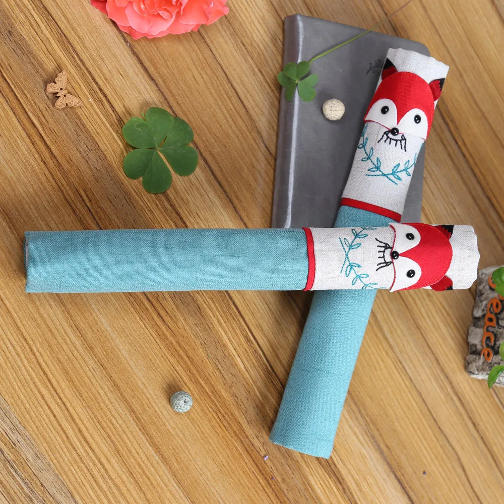 

A Pair Refrigerator Handle Cover Mutfak Aksesuarlari Kitchen Appliance Fabric Door Handle Cover Refrigerator Organizer