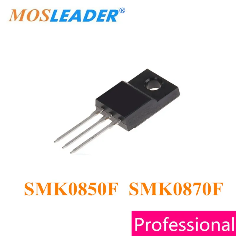 

Mosleader SMK0850F SMK0870F TO220F 50PCS SMK0850 SMK0870 N-Channel High quality Mosfets