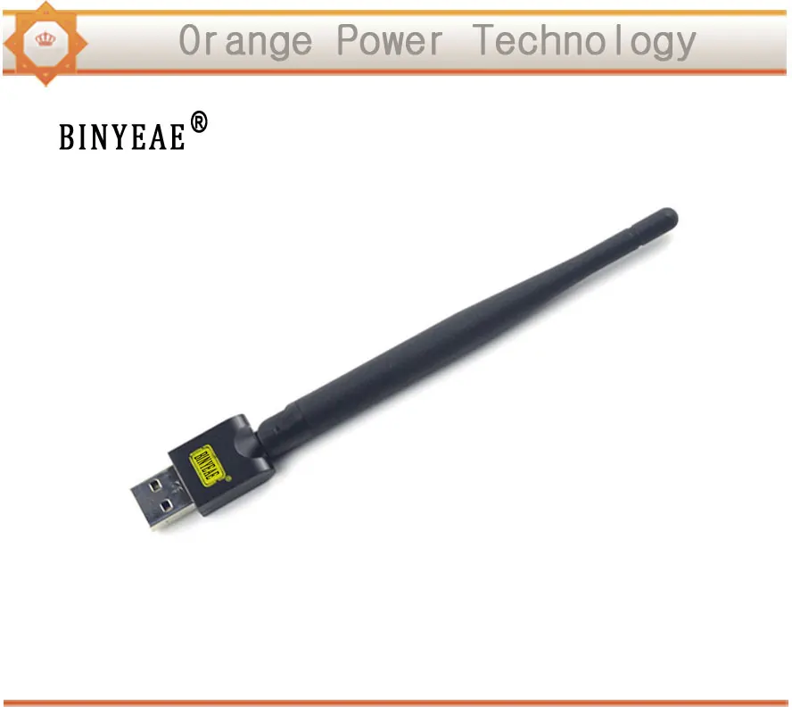 

BINYEAE USB WiFi 802.11n/g/b 150Mbps Wireless IPTV Network LAN Card + 5db external antenna Support Most Deceoder and Set Top Box