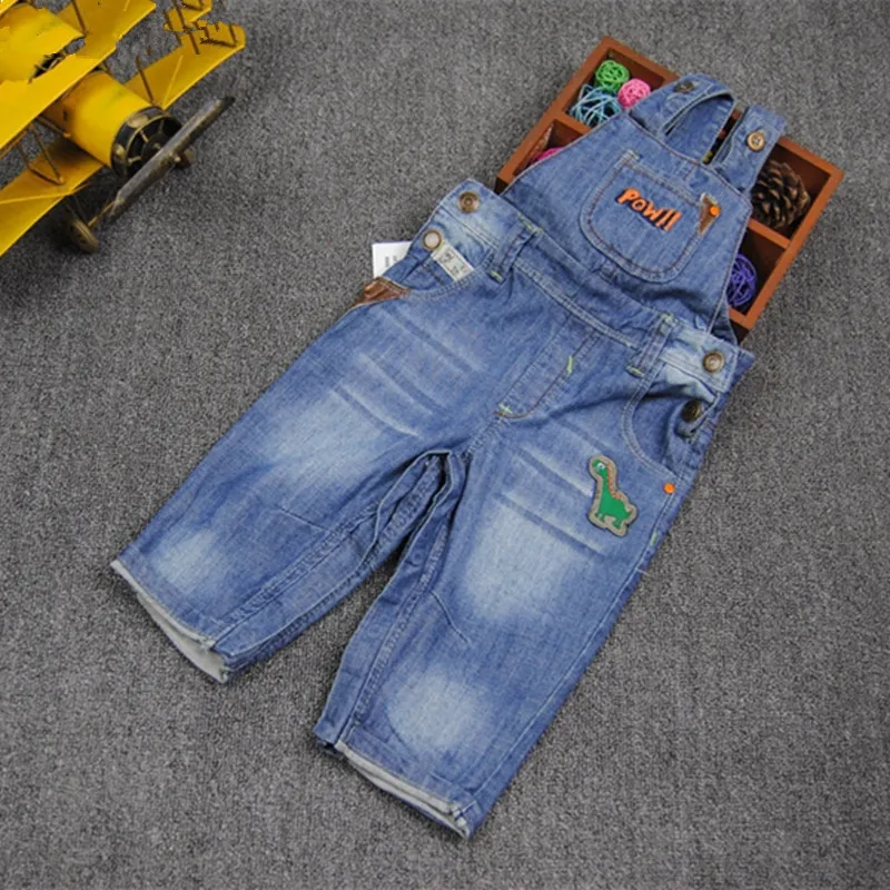 Комбинезон джинсовый в ковбойском стиле для мальчиков и девочек|jean overalls for