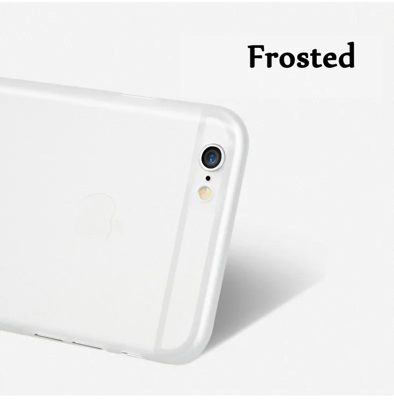 Esamday натуральная мм 0,3 мм ультра тонкий матовый мороз полупрозрачные чехол для iPhone X XS MAX XR 5 6 6s 7 8 плюс Защитная крышка в виде ракушки