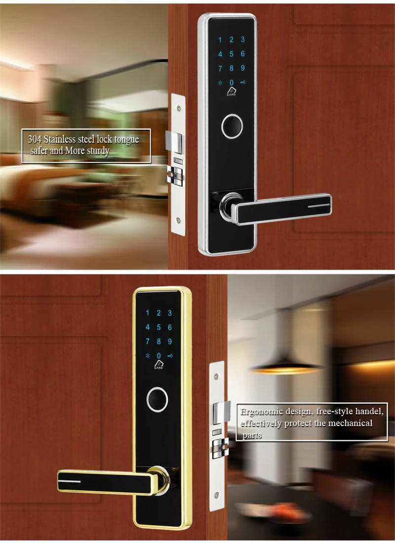 Touch Screen Keypad Password Door Lock