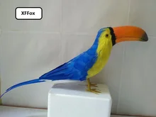 creative simulation blue bird model polyethylene&furs Toucan toy gift about 45cm xf0354 creative simulation blue bird model polyethylene&furs Toucan toy gift about 45cm xf0354