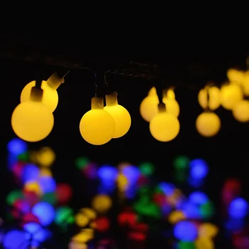 

Outdoor Waterproof LED Ball Fairy Lights 50LED Light String Decoration Solar Powered Holiday Christmas decorative led lights