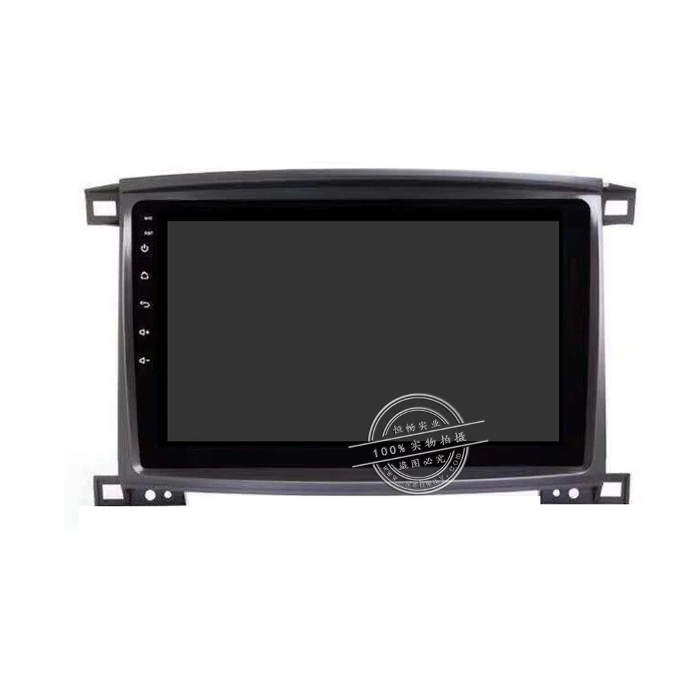 Sale Without CANBUS HANG XIAN 9" Quadcore Android 8.1 Car radio for Toyota Land Cruiser 100 2005-2007 car dvd player GPS navi wifi 4