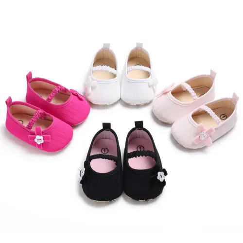 Одежда для малышей Обувь для новорожденных девочек мягкой подошве принцесса кроватки обувь Prewalker 0-18 м Повседневное первые ходоки