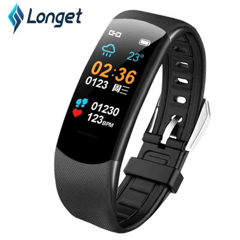 Longet C5 новый смарт браслет для мужчин и женщин монитор сердечного ритма кровяное