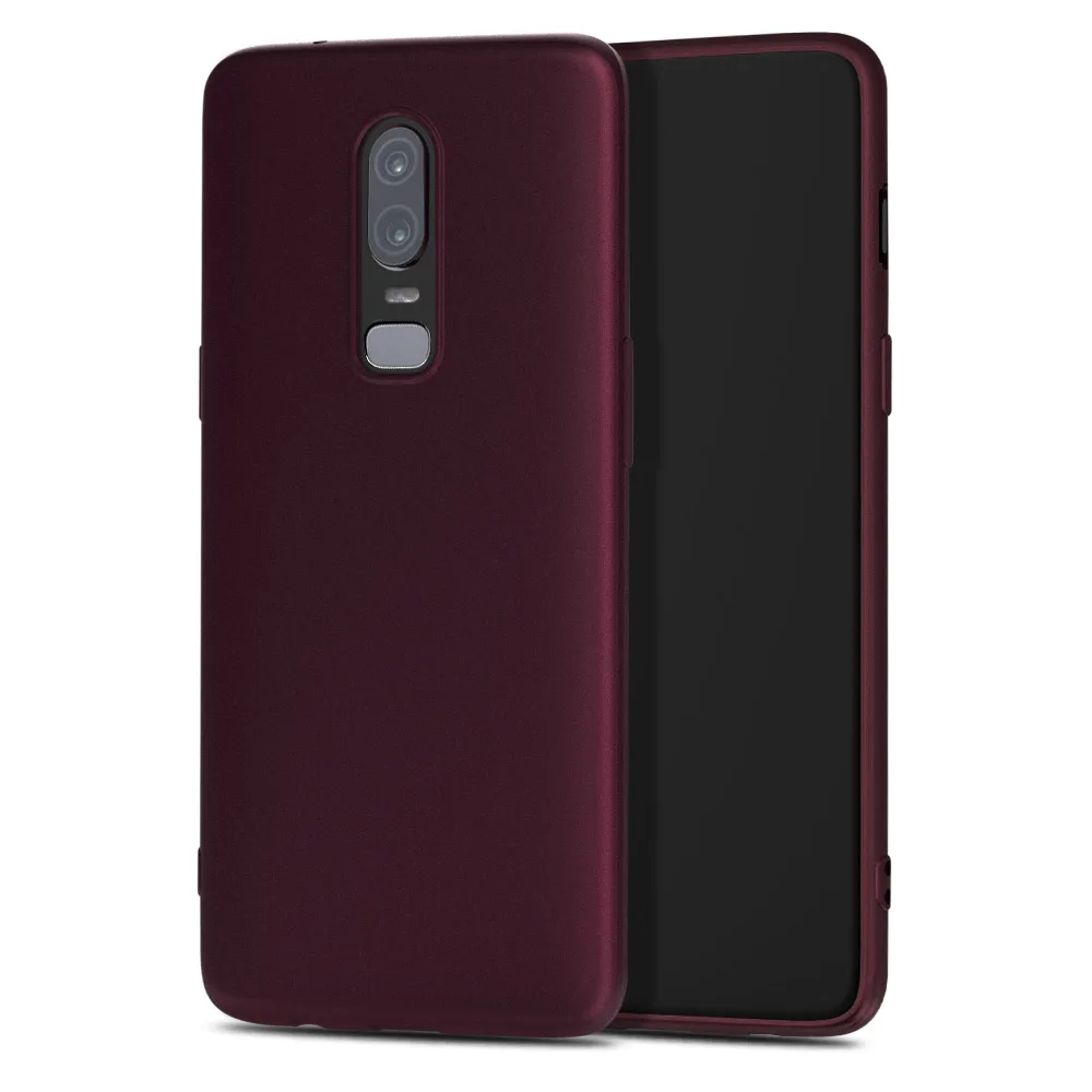 

sFor OnePlus6 Matte Case X-level Soft TPU Case Back Cover for OnePlus 6 Six Frosted Silicone Cover 1+6 One Plus 6 Coque Fundas