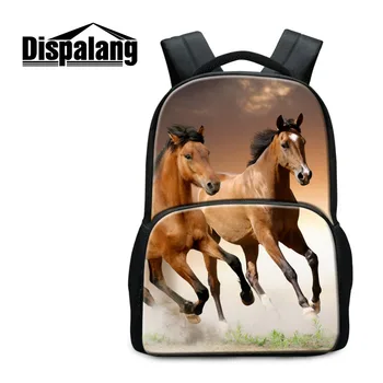 

Dispalang Laptop Backpack for Men Women Felt Backpacks Horse Animal Print School Bags For Teenage Large Backpack Mochilas Mujer