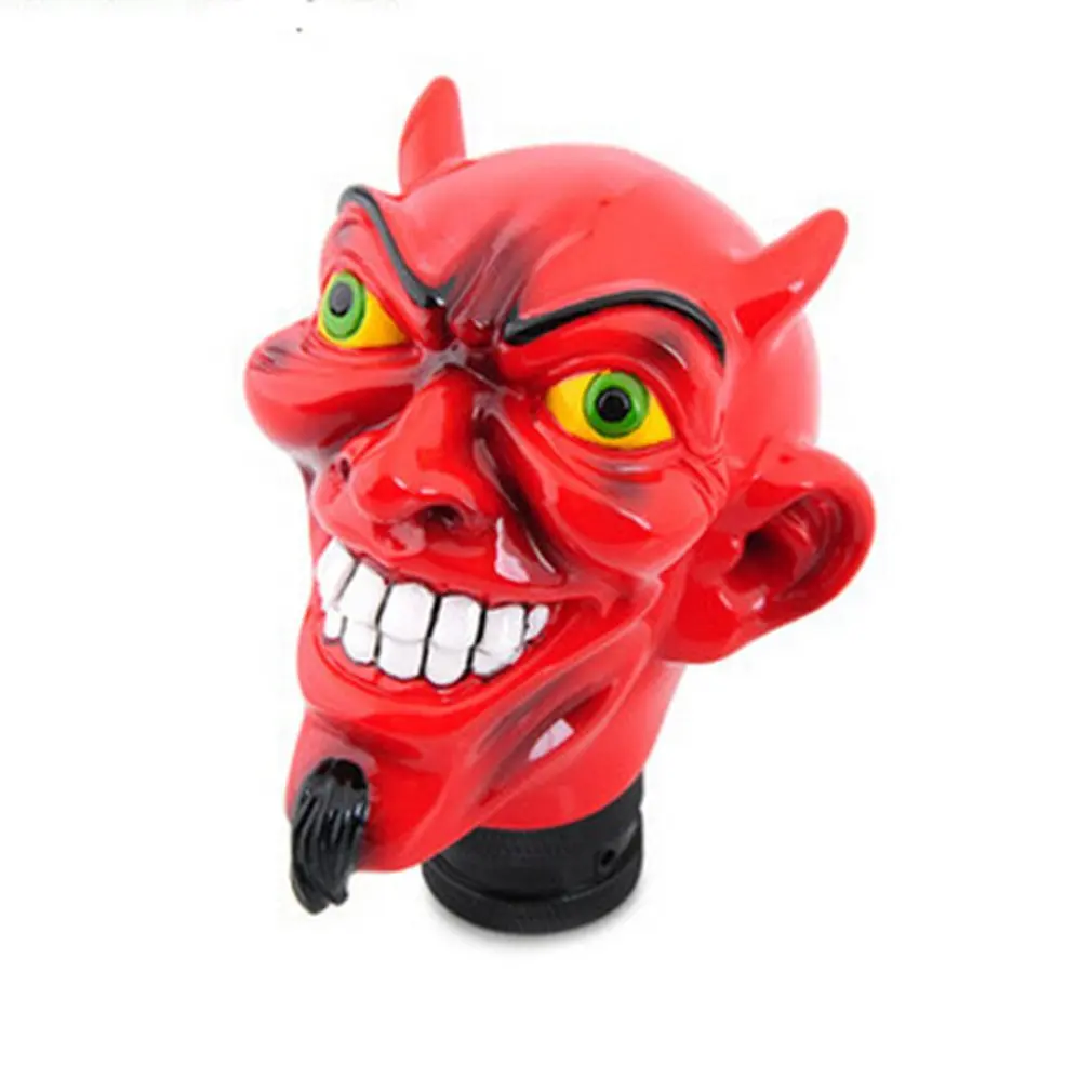 

Cool Skull Head Resin Car Gear Shift Knob Shifter Lever Universal Fit For Automatic Manual Transmission Gear Shift Knob