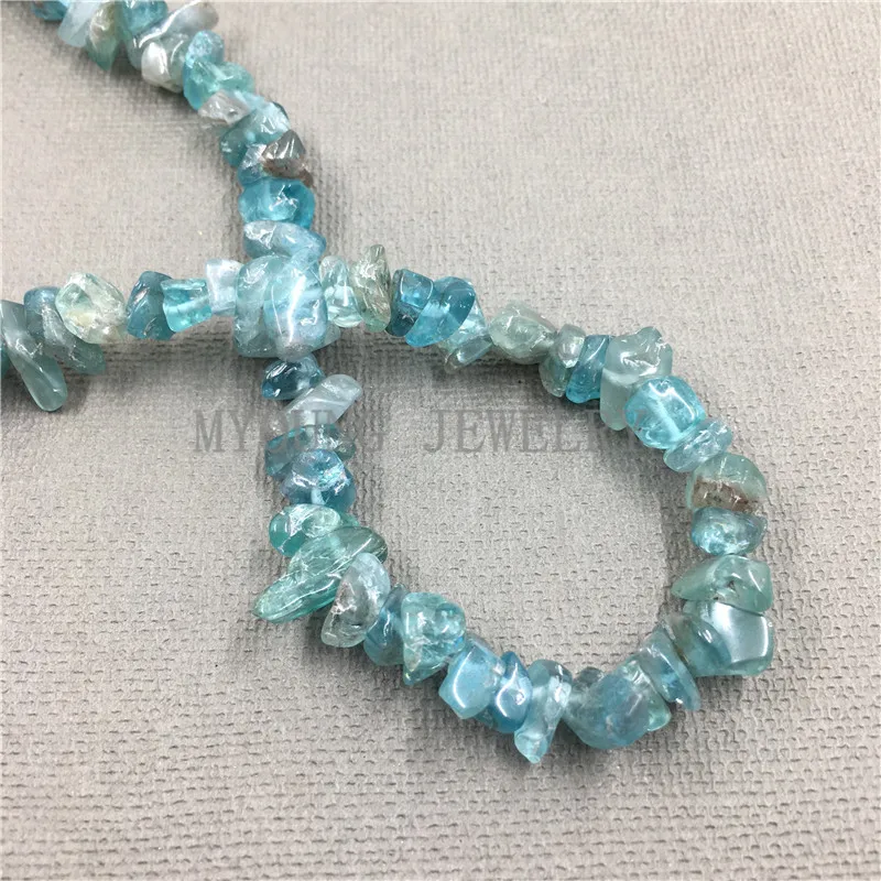MY0794 Smooth Freeform Sky Blue Quartz Beads,Polished Crystal Quartz Beads,Hole Beads 15.5 Inch Full Strand(2)